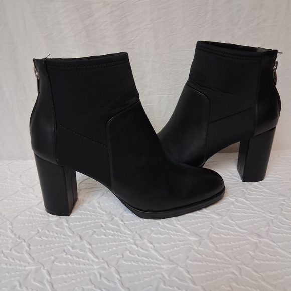 Adrienne Vittadini Shoes - Adrienne Vittadini Black Heeled Boots Size 8.m